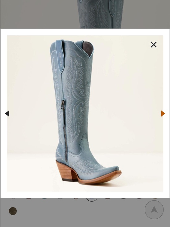 Ariat Shoes - Ariat Light Blue Western Knee-High Cowboy Boots